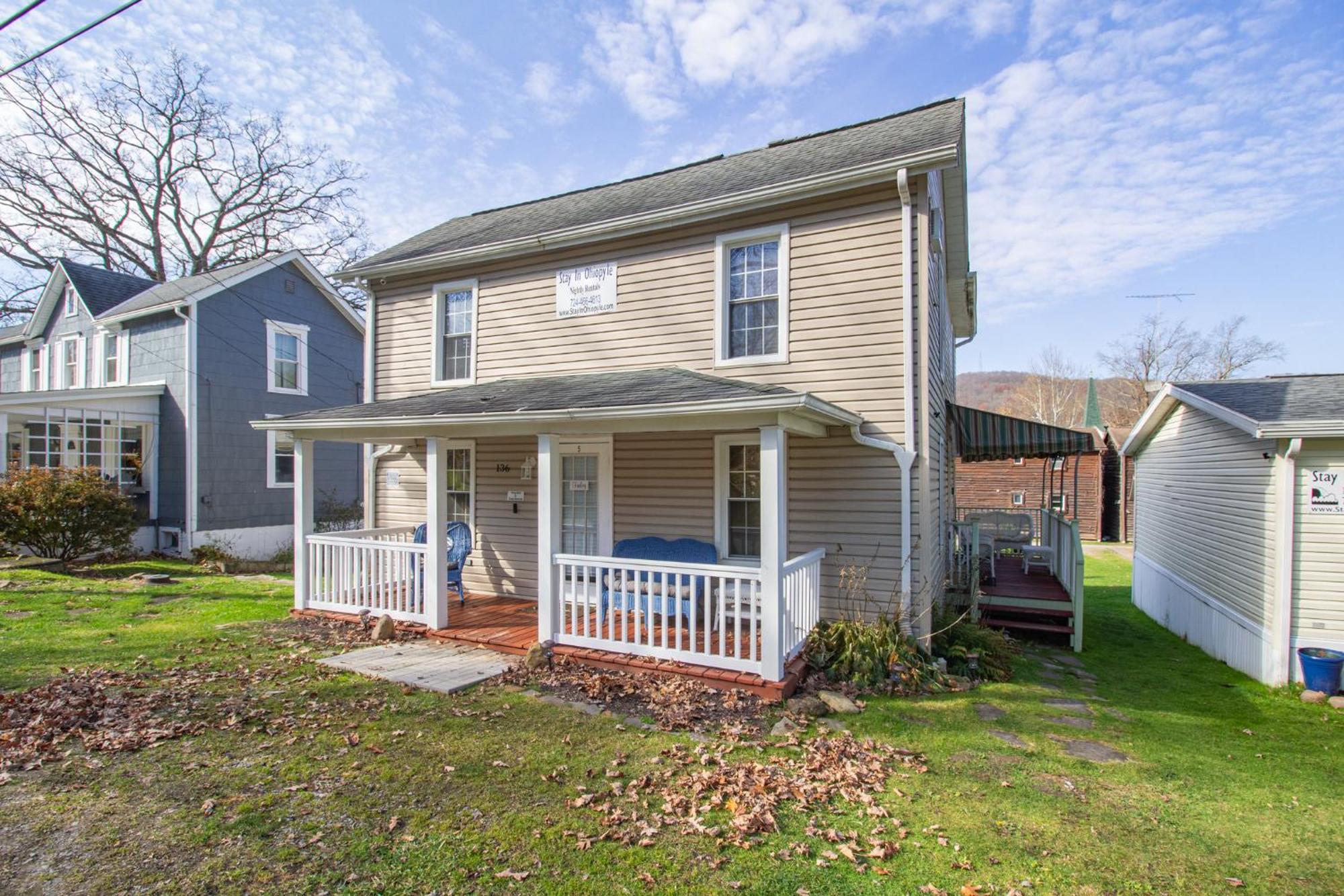 Stay In Ohiopyle In The Middle Of Town By The Gap Trail Exterior foto